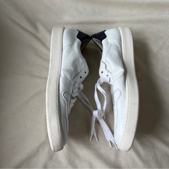 Paul Green White Sneakers with Navy and Red Accents - Picture 8 of 11